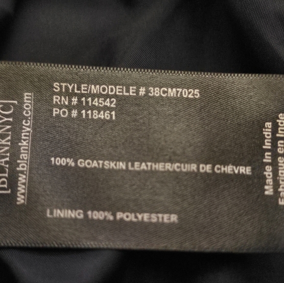 Blank NYC Suede Bomber In True Blue Size S NWT - Picture 9 of 10